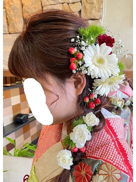 サロンドノア(Salon de NoA) 成人式アップヘア