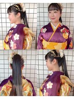 モアナサーフライダー(Moana surfrider)&nbsp;【kawase_mai】大人可愛い10代20代30代40代　成人式アレンジ