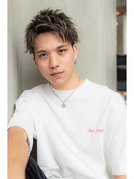 オースティン 登戸向ケ丘遊園(AUSTIN) ビジネスツーブロックOK★かき上げトランクスヘアくせ毛風パーマ