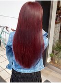 艶々ボルドーカラー 美髪エステ美髪トリートメントエイジング毛