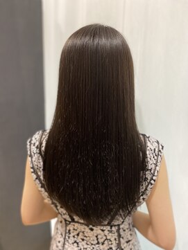 アキオドットヘアー(AKIO.hair) 魔法のコスメ美髪矯正！上品差アップサラ艶ストレートロング