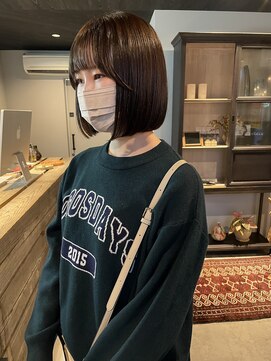 ボルペ(volpe) ぱつっとぼぶスタイル！！