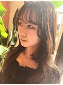 ゆるふわサイドマッシュロングヘアー