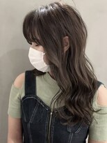 オリンテ バイ レシッド 表参道(orente by rcid)&nbsp;orente 表参道斜めバング×ミントべージュ