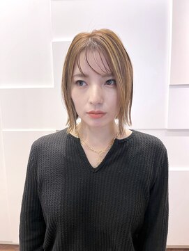 サラ 天神大名店(SARA) 【天神】切りっぱなしボブ×シースルーバング