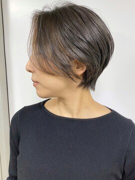 モリオフロムロンドン 原宿本店(morio from London) 【morio原宿】大人ショート ハイライトカラー