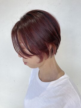 アンティカ(ANTICA) ハンサムショート×イヤリングカラー