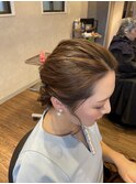 ヘアセットヘアアレンジアップスタイルヘアアレンジシニヨン