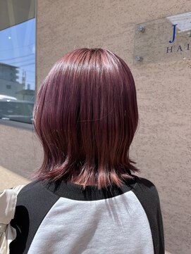 ジェリカヘアー サンフラワー通り(Jlica hair) pink lavender