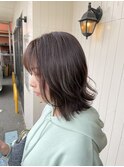 【amule hair】切りっぱなしふんわりミディ