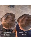 白髪ぼかしカラー