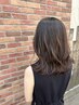 【柔らかな仕上がりに♪】カット+スウィートクリームカール+カラー￥14000