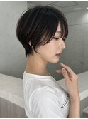 前髪ありショート40代50代　#1［#渋谷駅 #髪質改善 #ショート］
