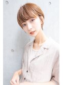 黒髪ボブルフネビージュ小顔ワンレン