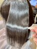 髪質改善ストレート(前髪+表面)+カット