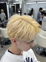 エデアンホンテン メンズサロン(EDEAN 本店 （旧：EDEAN 上通）) 熊本メンズカラー　ハイトーンカラー　抜きっぱなしカラー