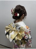 シニヨンヘアセット