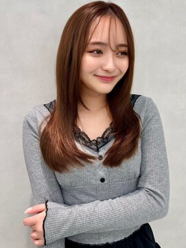 アッシュ 笹塚店(Ash) レイヤーロング/ヘルシースタイル/韓国ヘア/ベビーピンク/笹塚