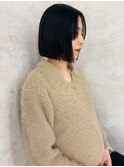 切りっぱなしボブ