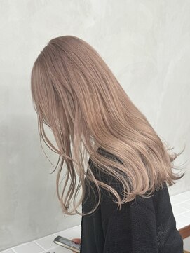 ニコ トウキョウ 渋谷(nico TOKYO) ミルクティーベージュダブルカラーケアブリーチハイトーン