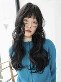 イメチェン外ハネボブ美髪ワイドバング顔周りレイヤー
