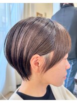 コンフィー(comfy)&nbsp;『サザワ』フェザーパーマチェリーブラウンミニウルフ