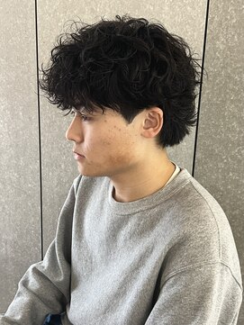 ニアウ 太田店(Niau) メンズナチュラルマッシュシャドウパーマ質感重視パーマ