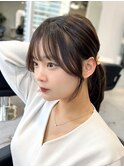 似合わせ顔まわりカット◇簡単スタイリングレイヤー/東梅田
