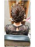 結婚式お呼ばれヘアセット