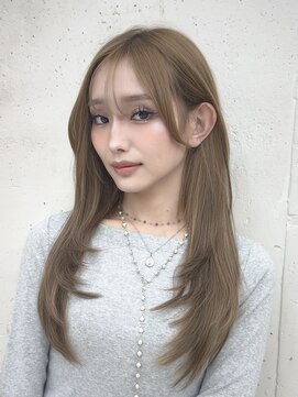 ビュー フクオカ(VIEW FUKUOKA) ロング/レイヤーカット/韓国風/ダブルカラー/顔周り