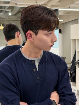 韓国俳優風センターパート