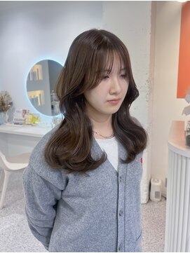 ブリーチなしダブルカラーで作るベージュカラー