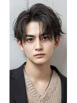 ノイエ 原宿 北参道(NoIE)&nbsp;フェザーパーマシャドウパーマダークブラウンニュアンスパーマ