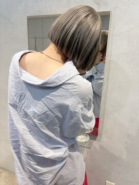 ミント(mint) mint☆さすがにブリーチ2回以上？☆オリーブグレー