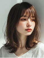 ダル 渋谷/表参道(DAL.)&nbsp;くびれミディアム/ハッシュカット/ダークアッシュ/ブラウン