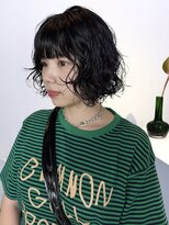 コットン(cotton) ボブレイヤーのふわふわパーマ