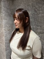 アネロ 名駅(anhelo)&nbsp;メテオ髪質改善ストレート×フェイスレイヤー×ベージュ