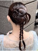 15.リボンカチモリヘア/結婚式/お呼ばれヘア/ヘアセット