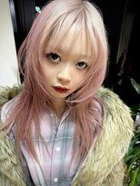 イリス 心斎橋(.elice)&nbsp;セミロングアンブレラカラーミニウルフショートウルフ前髪50代