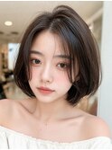 小顔に見えるショートボブ【西宮北口/ボブ】