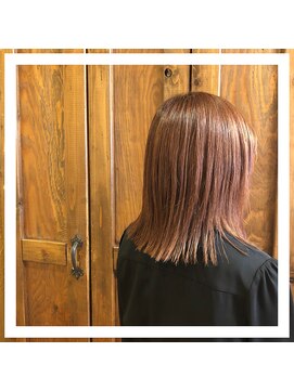 ルパラディ(leparadis) 【切りっぱなしストレート×マイルドピンク】