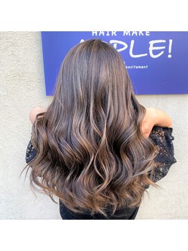 アップル(APPLE!) ベージュハイライト