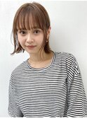 【quon】キャラメルベージュショート　-天神 今泉 薬院-