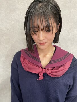 ムード カナザワ(mood kanazawa) 切りっぱなしストレートボブ