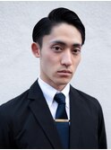 ナチュラルオールバック