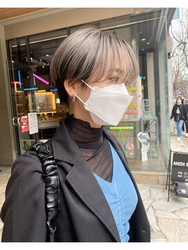 レンク(LENC) ハンサムマッシュ/インナーブラック/グレージュ