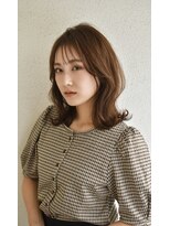 ブゾン(buZon)&nbsp;【buZon ブゾン】外ハネくびれミディ☆シースルーバンク