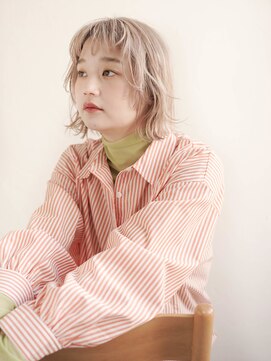 ジュール 大分(Joule) セクションカラー/ペールベージュ/透明感ボブ[大分駅]