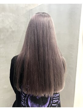 テトヘアー(teto hair) ホワイト　パープル