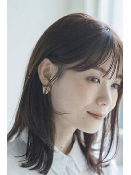 ガーデン オオタカノモリ(garden otakanomori) 20代30代大人かわいいうる艶髪抜け感ヘアミディアムレイヤー